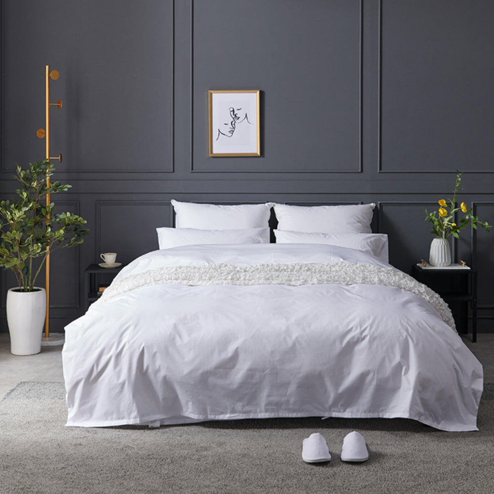 Suite 300TC 100% Cotton Percale Weave Duvet Cover