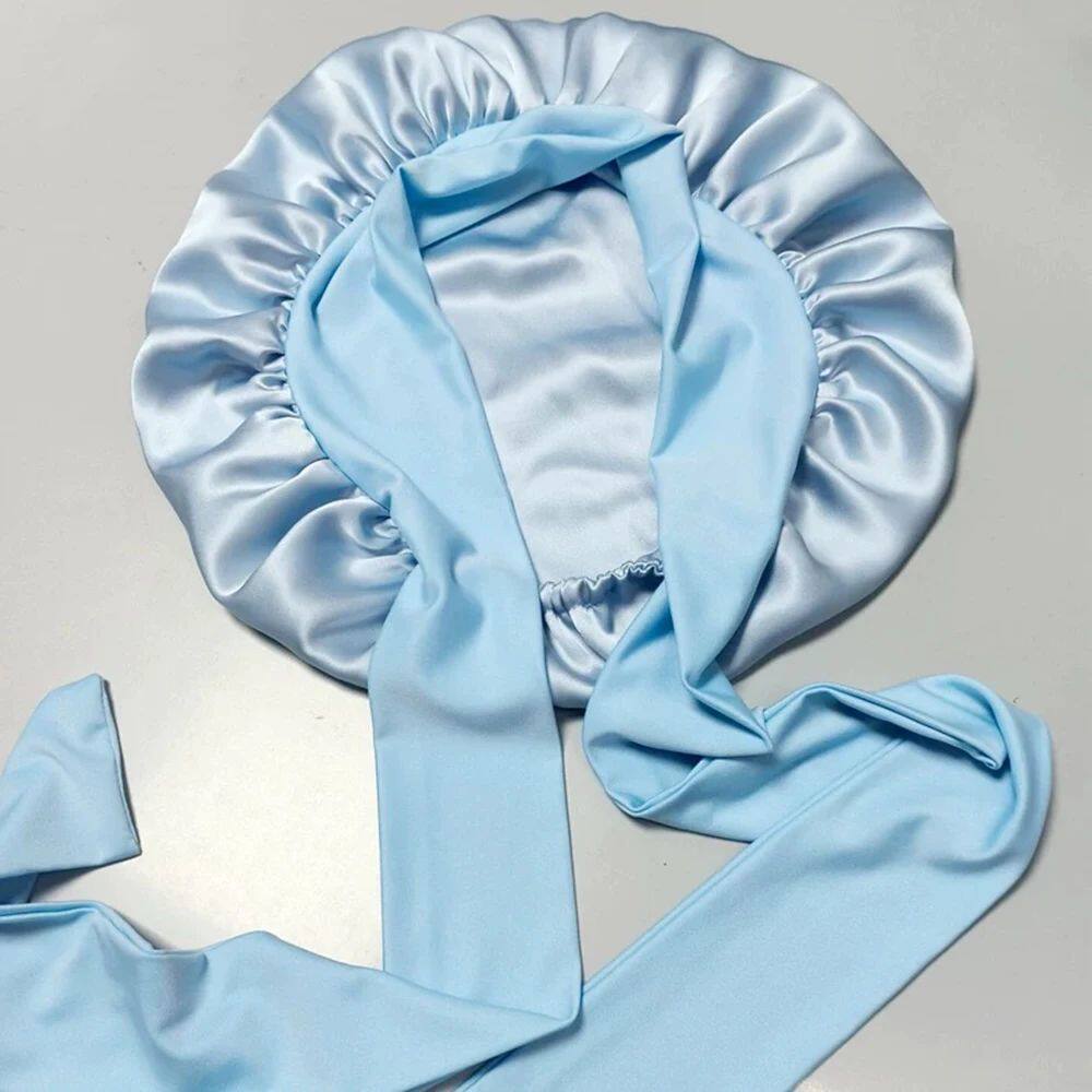 100% Double Layer Mulberry Silk Sleeping Bonnet