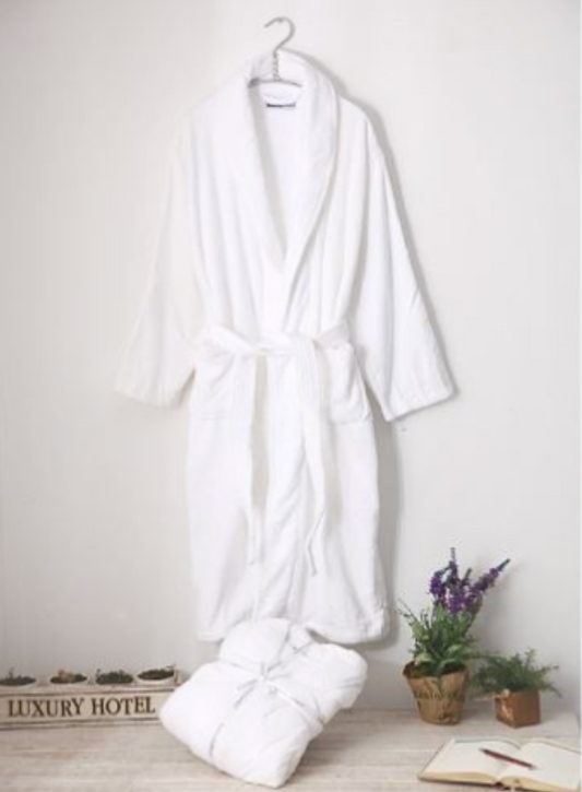 Bathrobe : Waffle 100% Cotton -Extra Large