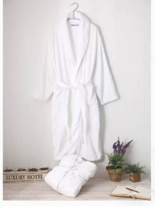 Bathrobe : Velour 100% Cotton Premium -Extra Large